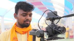 Professional wedding photographer in Bhadrak capturing candid wedding moments